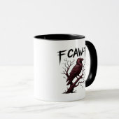 F-Caw-F Raven Classic Tasse (VorderseiteRechts)