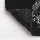 F-caw-f - Raven - Crow - Halloween-Kostümprämie Mousepad (Ecke)
