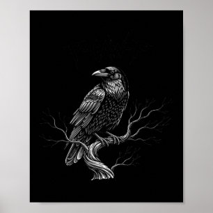 F-caw-f - Raven - Crow - Halloween-Kostümprämie Poster