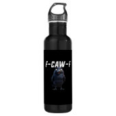 F Caw F Raven Funny Gear Creative Style Edelstahlflasche (Vorderseite)