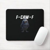 F Caw F Raven Funny Gear Creative Style Mousepad (Mit Mouse)