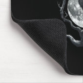 F-Caw-F Raven Moon Gothic Halloween Crow Bird Love Mousepad (Ecke)