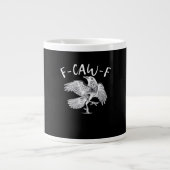 F-Caw-F Raven Retro Classic Jumbo-Tasse (Vorderseite)