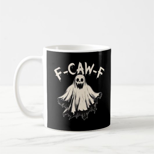 F-Caw-F Raven Retro Classic Kaffeetasse (Links)