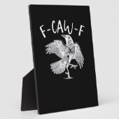 F-Caw-F Raven Vintage Graphic Fotoplatte (Seite)