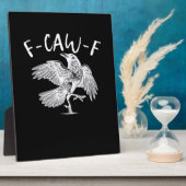 F-Caw-F Raven Vintage Graphic Fotoplatte (Seite)