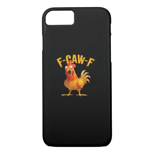 F-Caw-F Retro Classic Case-Mate iPhone Hülle (Rückseite)