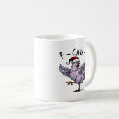 F-Caw-F Retro Classic Hühnchen Kaffeetasse (VorderseiteRechts)