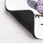 F-Caw-F Retro Classic Hühnchen Mousepad (Ecke)
