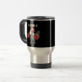 F-Caw-F Retro Classic Hühnchen Reisebecher (Vorderseite Links)