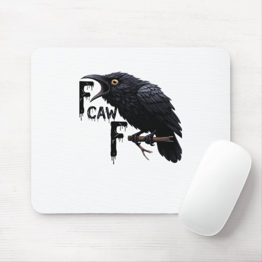 F Caw F Retro Classic Mousepad (Mit Mouse)