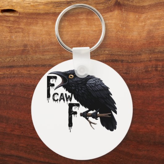 F Caw F Retro Classic Schlüsselanhänger (Vorderseite)