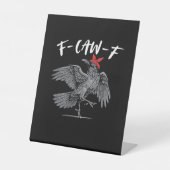 F-Caw-F Retro Classic Sockelschild (Vorderseite)