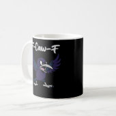 F-Caw-F Retro-Grafik Kaffeetasse (Vorderseite Links)