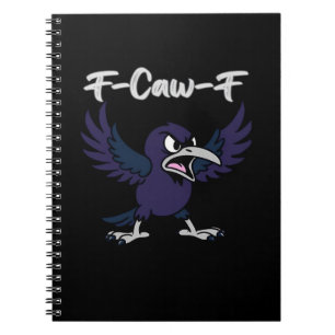 F-Caw-F Retro-Grafik Notizblock
