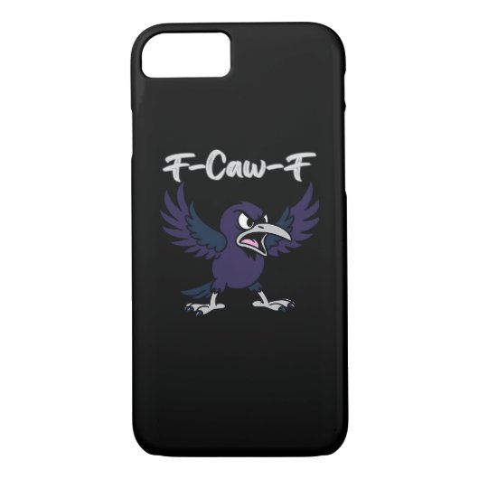 F-Caw-F Retro Graphic Case-Mate iPhone Hülle (Rückseite)