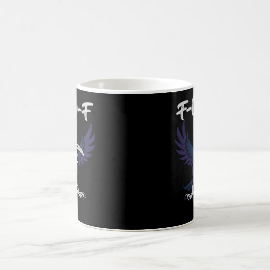 F-Caw-F Retro Graphic Kaffeetasse (Mittel)