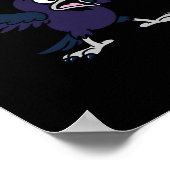 F-Caw-F Retro Graphic Poster (Ecke)