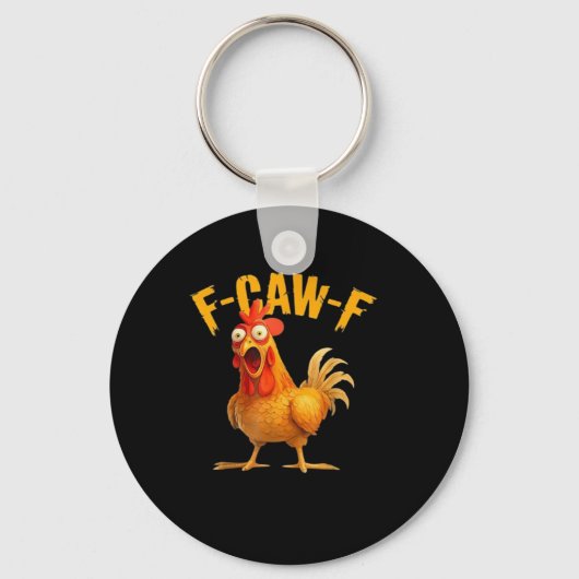 F-Caw-F Retro Klassiker Schlüsselanhänger (Vorderseite)