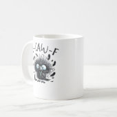F Caw F Retro Klassischer Stil Kaffeetasse (Vorderseite Links)