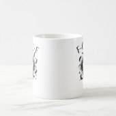 F Caw F Retro Klassischer Stil Kaffeetasse (Mittel)