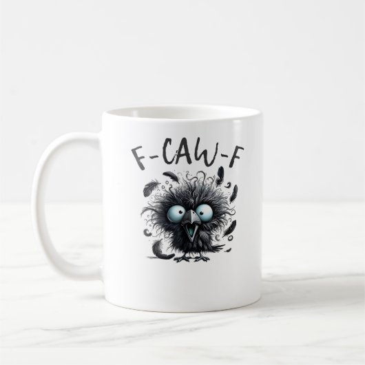 F Caw F Retro Klassischer Stil Kaffeetasse (Links)