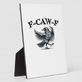 F-Caw-F Retro-Stil Fotoplatte (Seite)