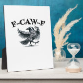 F-Caw-F Retro-Stil Fotoplatte (Seite)