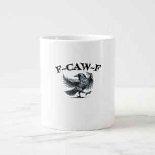 F-Caw-F Retro-Stil Jumbo-Tasse