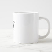 F-Caw-F Retro-Stil Jumbo-Tasse (Rechts)