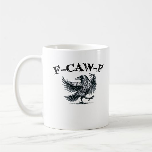 F-Caw-F Retro-Stil Kaffeetasse (Links)