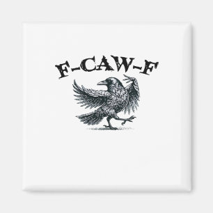 F-Caw-F Retro-Stil Magnet