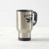 F-Caw-F Retro-Stil Reisebecher (VorderseiteRechts)