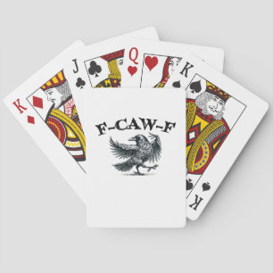 F-Caw-F Retro-Stil Spielkarten