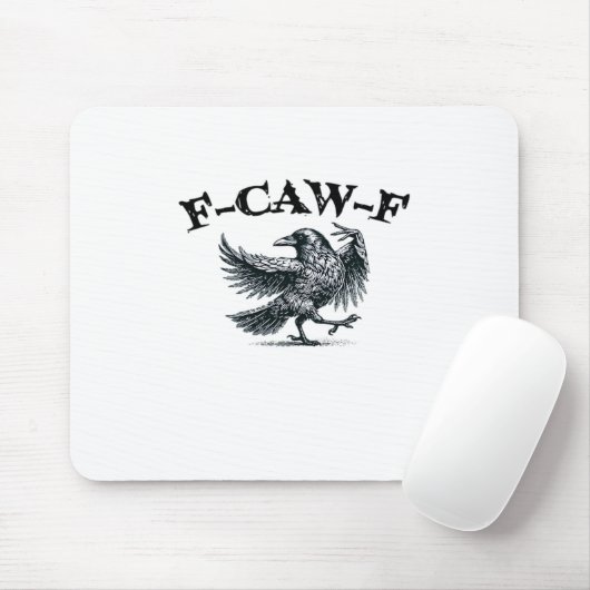 F-Caw-F Retro Style Mousepad (Mit Mouse)