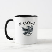 F-Caw-F Retro Style Tasse (Links)