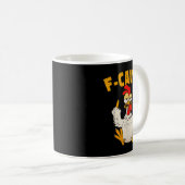 F Caw F Rooster Funny Bird Fcawf Chicken Whisperer Kaffeetasse (VorderseiteRechts)