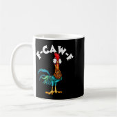 F Caw F Rooster Funny Bird Fcawf Chicken Whisperer Kaffeetasse (Links)