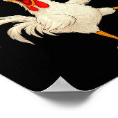 F Caw F Rooster Funny Bird Fcawf Chicken Whisperer Poster (Ecke)