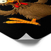 F Caw F Rooster Funny Bird Fcawf Chicken Whisperer Poster (Ecke)