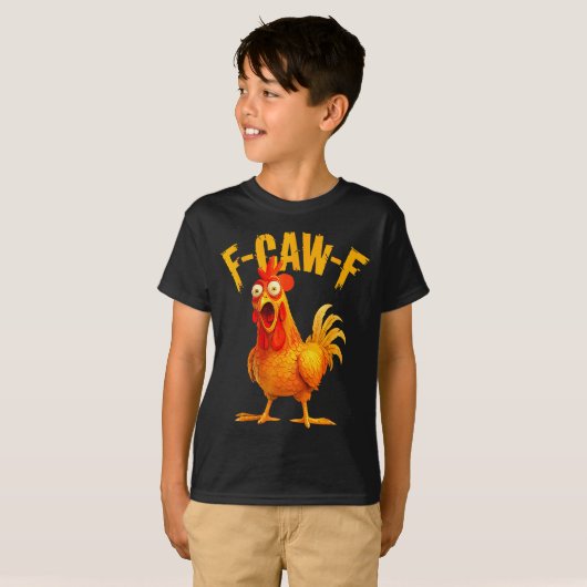 F Caw F Rooster Funny Bird Fcawf Chicken Whisperer T-Shirt (Vorne ganz)