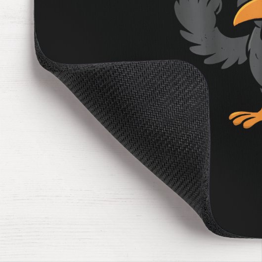 F-Caw-F Sarcastic Joke Funny Crow Meme Humor Mousepad (Ecke)