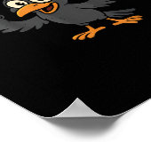 F-Caw-F Sarcastic Joke Funny Crow Meme Humor Poster (Ecke)