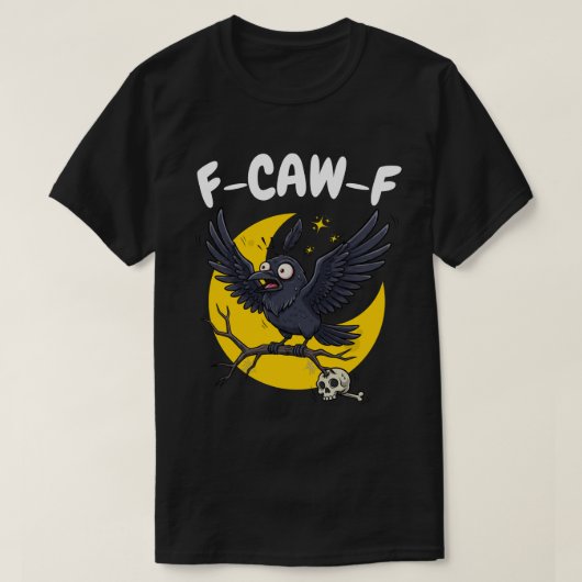 F-CAW-F "Scared Crow" - Spooky Moon T-Shirt (Design vorne)