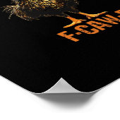 F-Caw-F Simple Clean Poster (Ecke)
