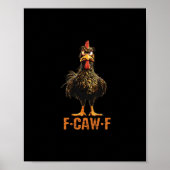 F-Caw-F Simple Clean Poster (Vorne)