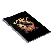 F-Caw-F Spooky Halloween Raven Pumpkin- Bat Moon N Notizblock (Rechte Seite)