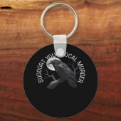 F-Caw-F - Support Your Murder Classic Schlüsselanhänger (Vorderseite)