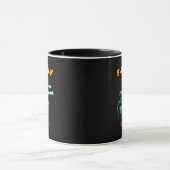 F-Caw-F The Funny Chicken Humor F-Caw-F Rooster Tasse (Zentrum)