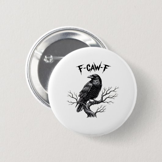F Caw F Trendiger moderner Stil Button (Vorne & Hinten)